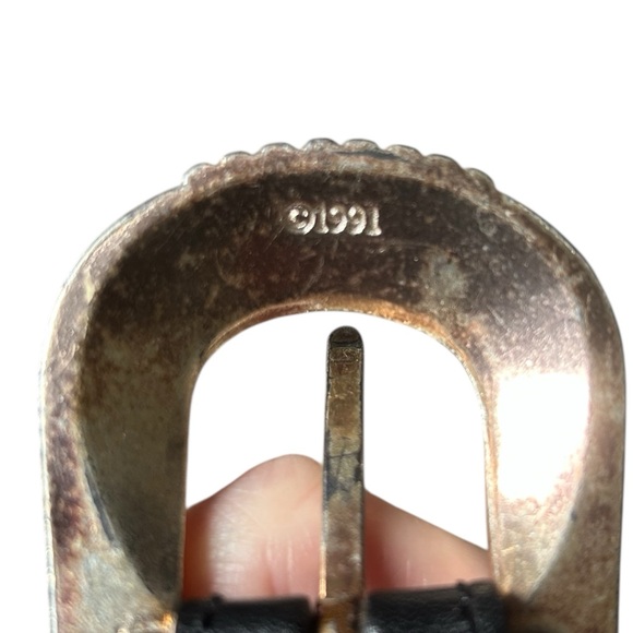 Vintage Southwestern Beaded Leather Belt Size 34 Western Boho - Picture 9 of 16